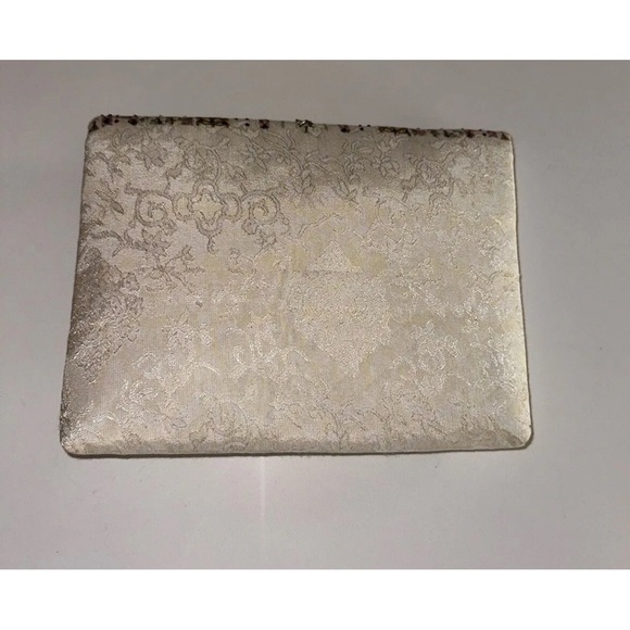 NEW CAMILLA ANTHROPOLOGIE "GOLDEN AGE" IVORY SILK ENVELOPE BAG CLUTCH SAC POUCH - Picture 4 of 8